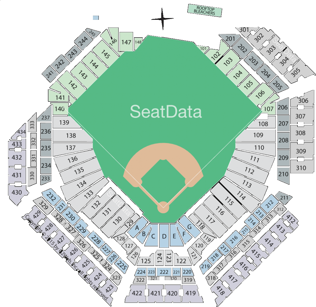 Citiznes Bank Seat Map For Phillies Baseball Games