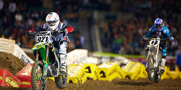 Image Of Supercross Motorcycle Racing
